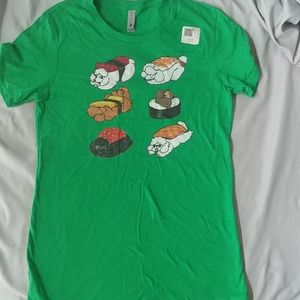 Poodle sushi shirt